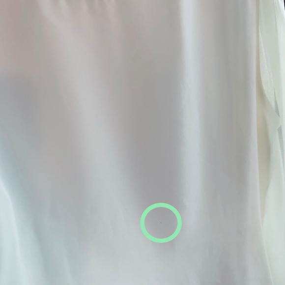 White House Black Market Asymetrical Blouse - Picture 8 of 8